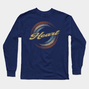 Heart Circular Fade Long Sleeve T-Shirt